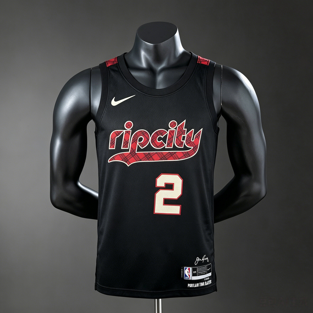 Portland Trail Blazers City Edition Jaquez Jr. #11 NBA Jersey Silk Version