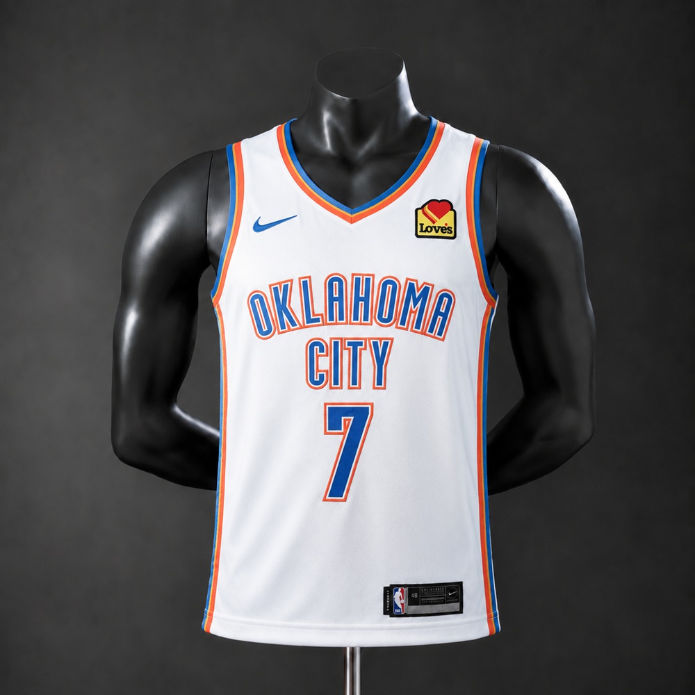 Oklahoma City Thunder Classic Edition Holmgren #7 NBA Jersey Embroidered Version