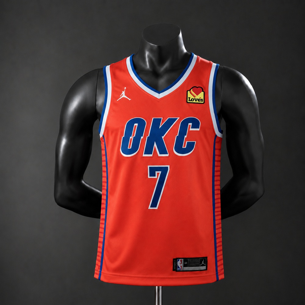 Oklahoma City Thunder City Edition Holmgren #7 NBA Jersey Embroidered Version