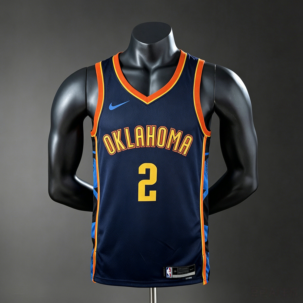 Oklahoma City Thunder Statement Edition Shai Gilgeous-Alexander #2 NBA Jersey Silk Version