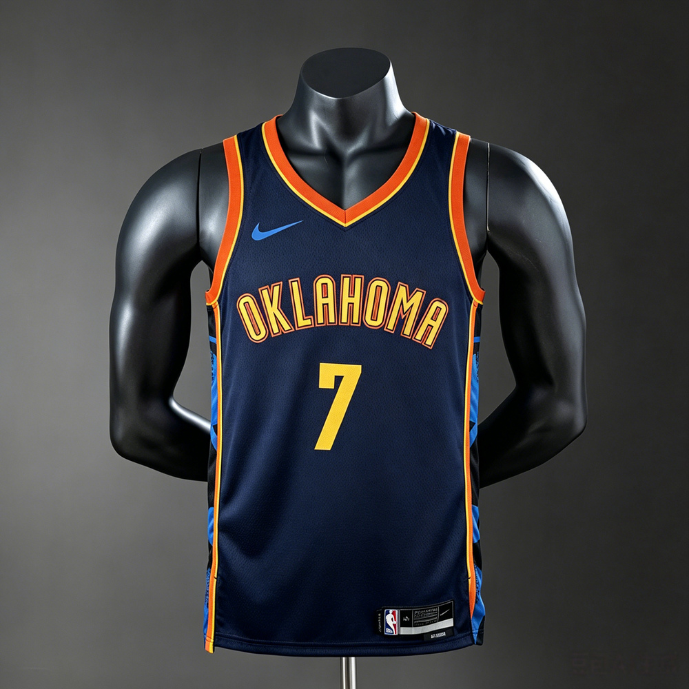 Oklahoma City Thunder Statement Edition Holmgren #7 NBA Jersey Silk Version