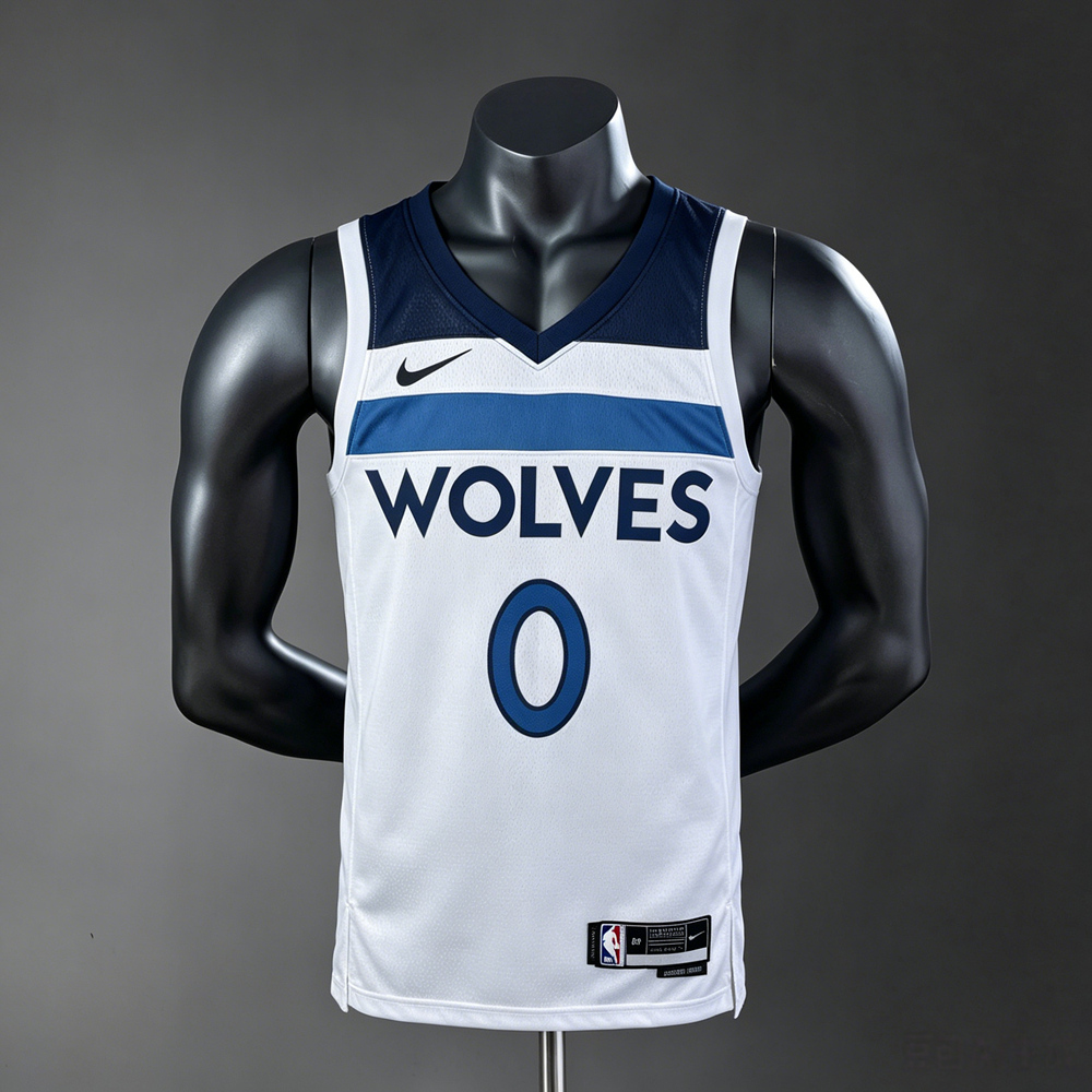 Minnesota Timberwolves Classic Edition Russell #0 NBA Jersey Silk Version