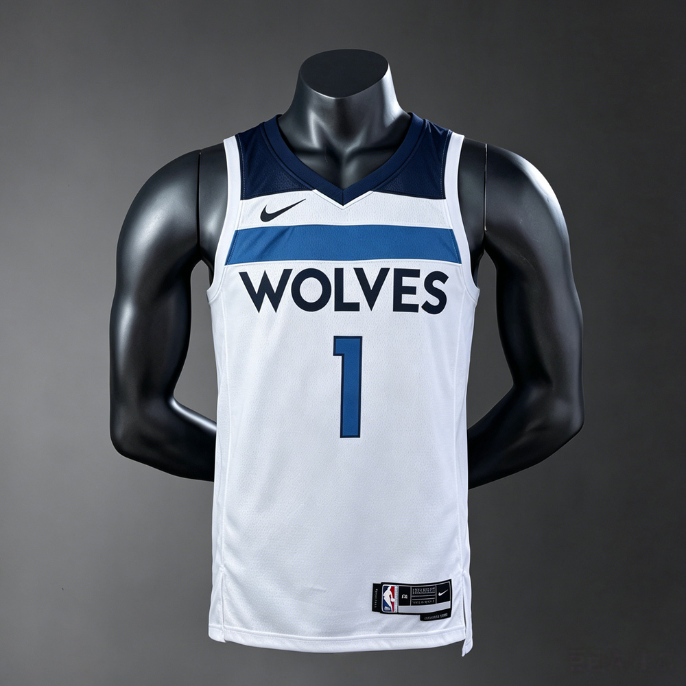 Minnesota Timberwolves Classic Edition Anderson #1 NBA Jersey Silk Version