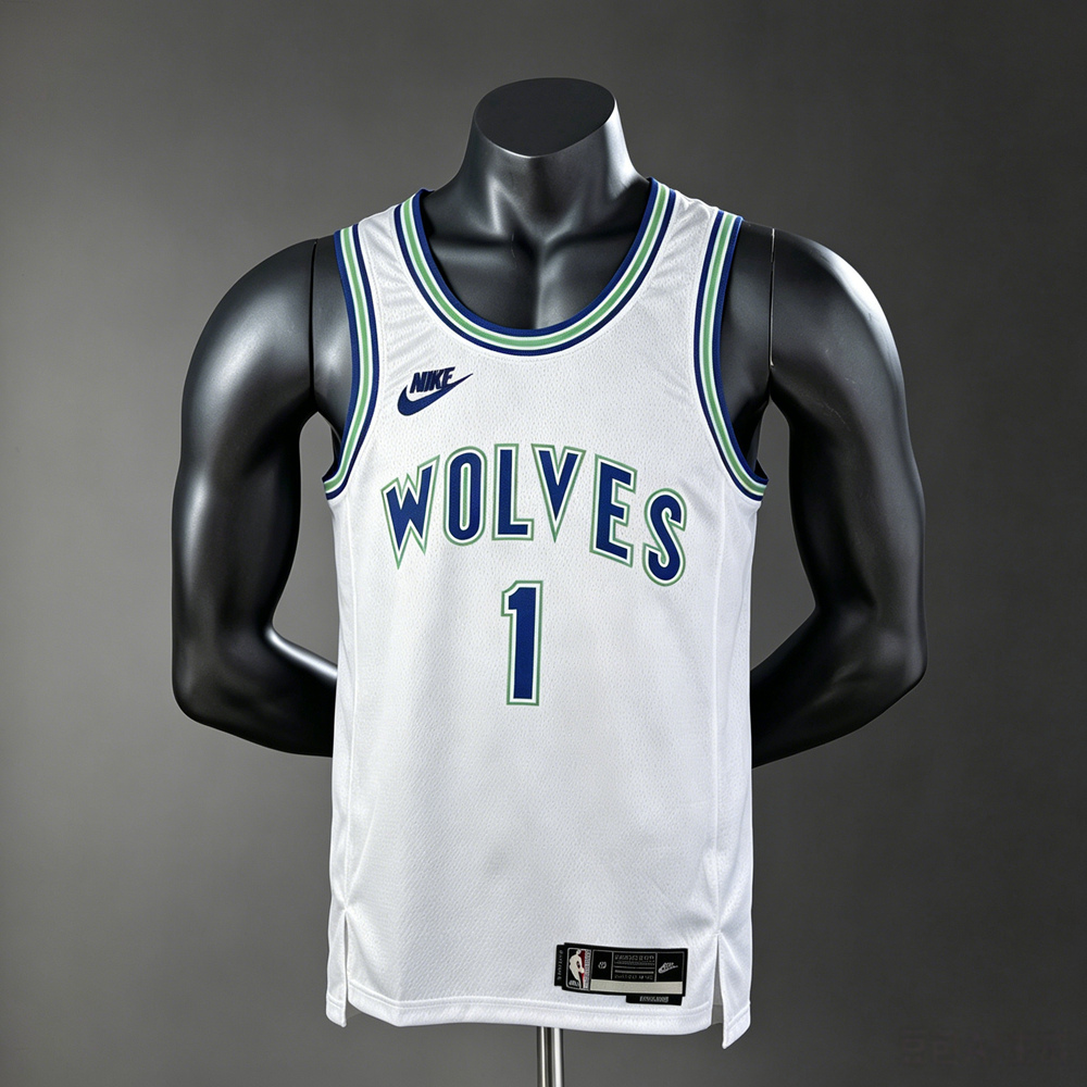 Minnesota Timberwolves City Edition Anderson #1 NBA Jersey Silk Version