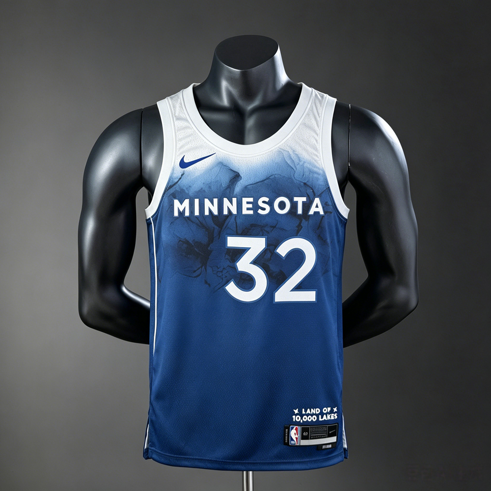 Minnesota Timberwolves City Edition Towns #32 NBA Jersey Silk Version