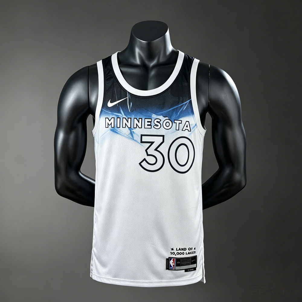 Minnesota Timberwolves City Edition Randle #30 NBA Jersey Silk Version
