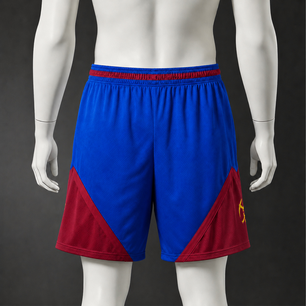Denver Nuggets Classic Edition Basketball NBA Shorts Silk Version Foto 2