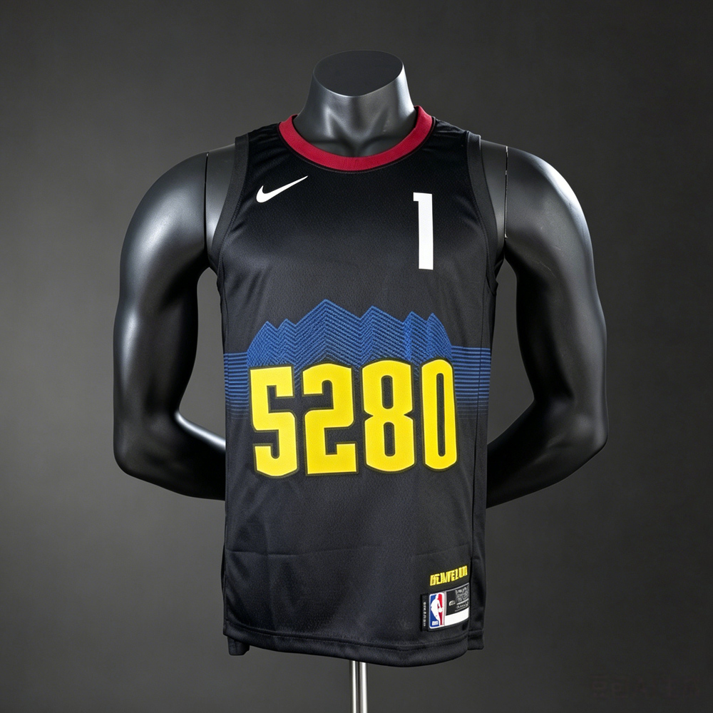 Denver Nuggets City Edition Porter Jr. #1 NBA Jersey Silk Version