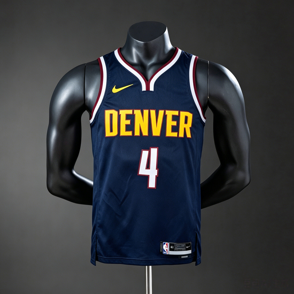 Denver Nuggets Icon Edition Westbrook #4 NBA Jersey Silk Version
