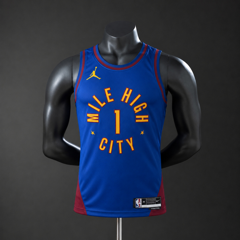 Denver Nuggets Statement Edition Porter Jr. #1 NBA Jersey Silk Version