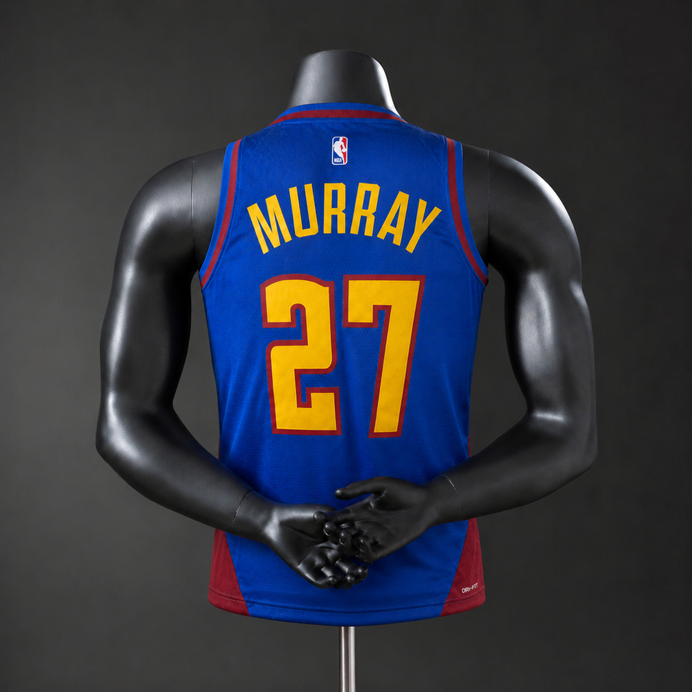 Denver Nuggets Statement Edition Murray #27 NBA Jersey Silk Version1 Foto 2