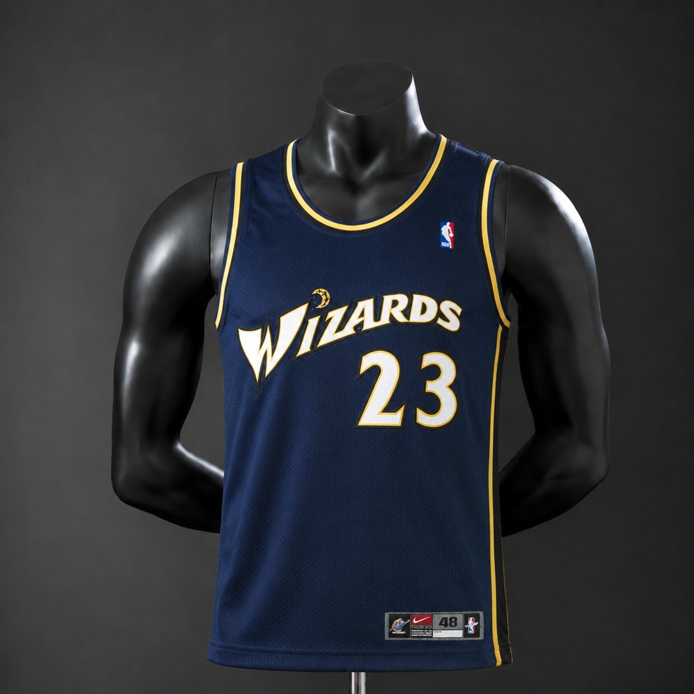 Washington Wizards Classic Edition Jordan #23 NBA Jersey Embroidered Version