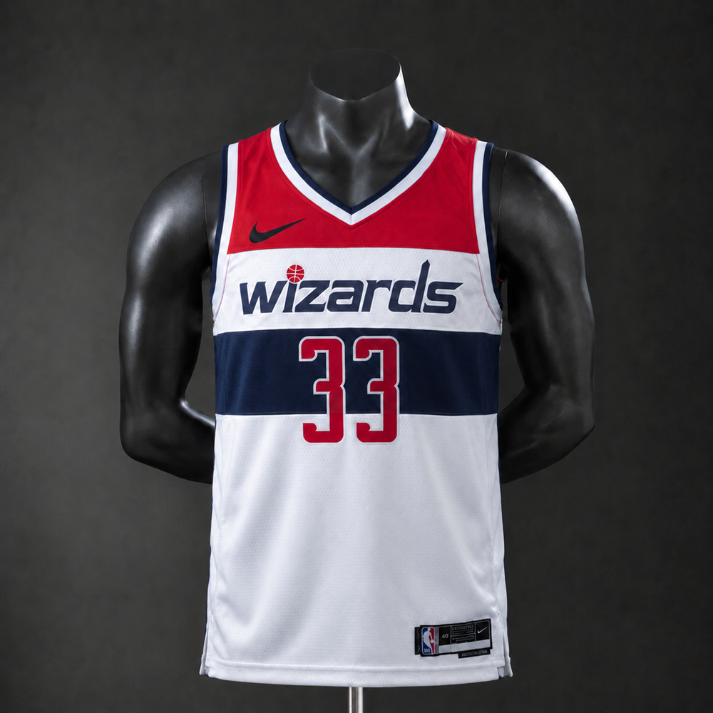 Washington Wizards Association Edition Kuzma #33 NBA Jersey Silk Version