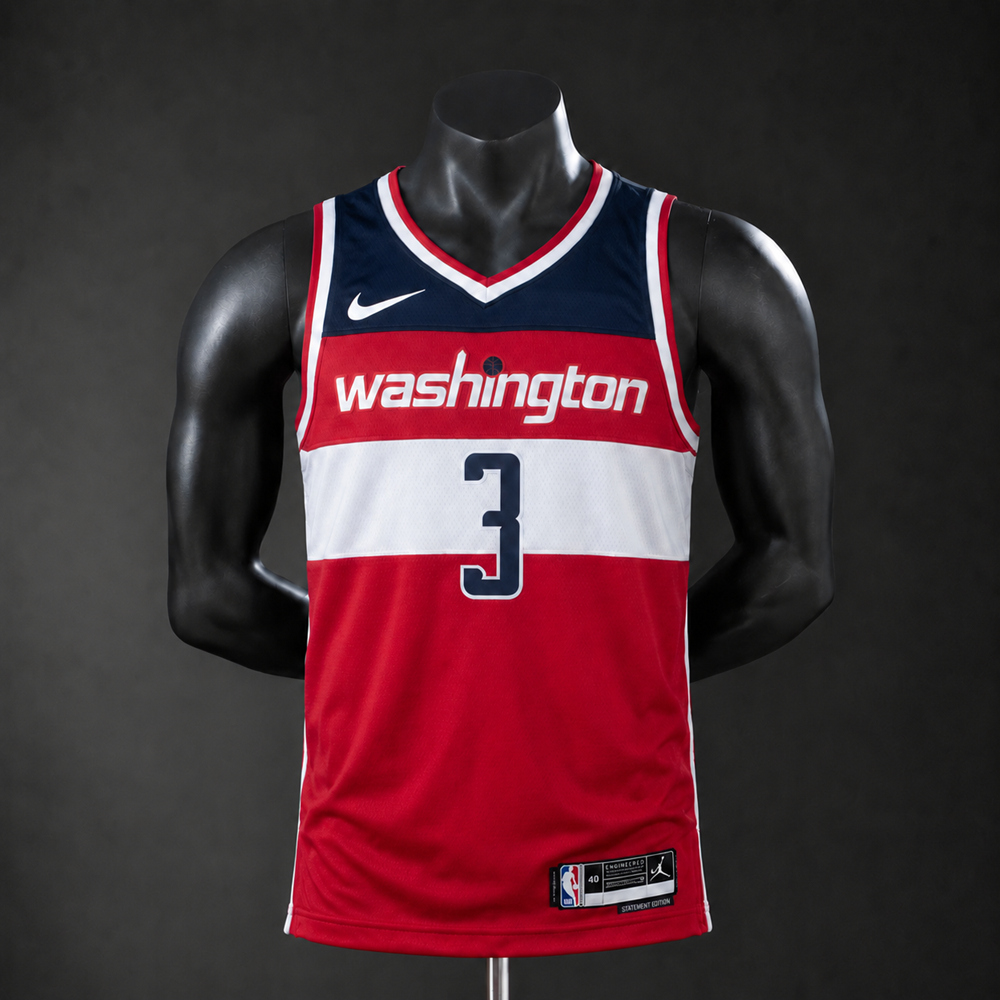 Washington Wizards Statement Edition Beal #3 NBA Jersey Silk Version