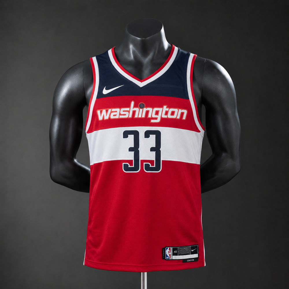 Washington Wizards Statement Edition Kuzma #33 NBA Jersey Silk Version