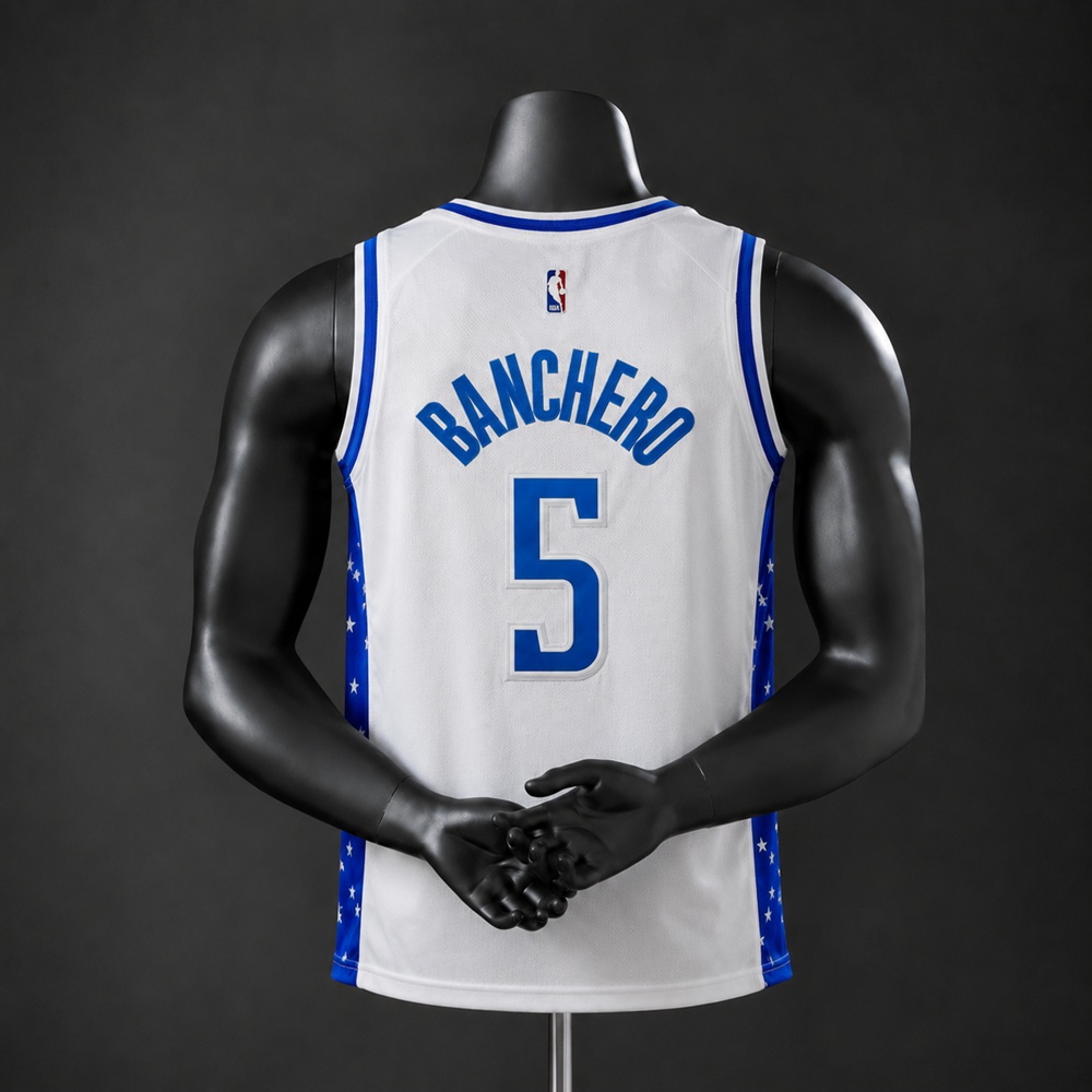 Orlando Magic City Edition Wagner #5 NBA Jersey Embroidered Version Foto 2