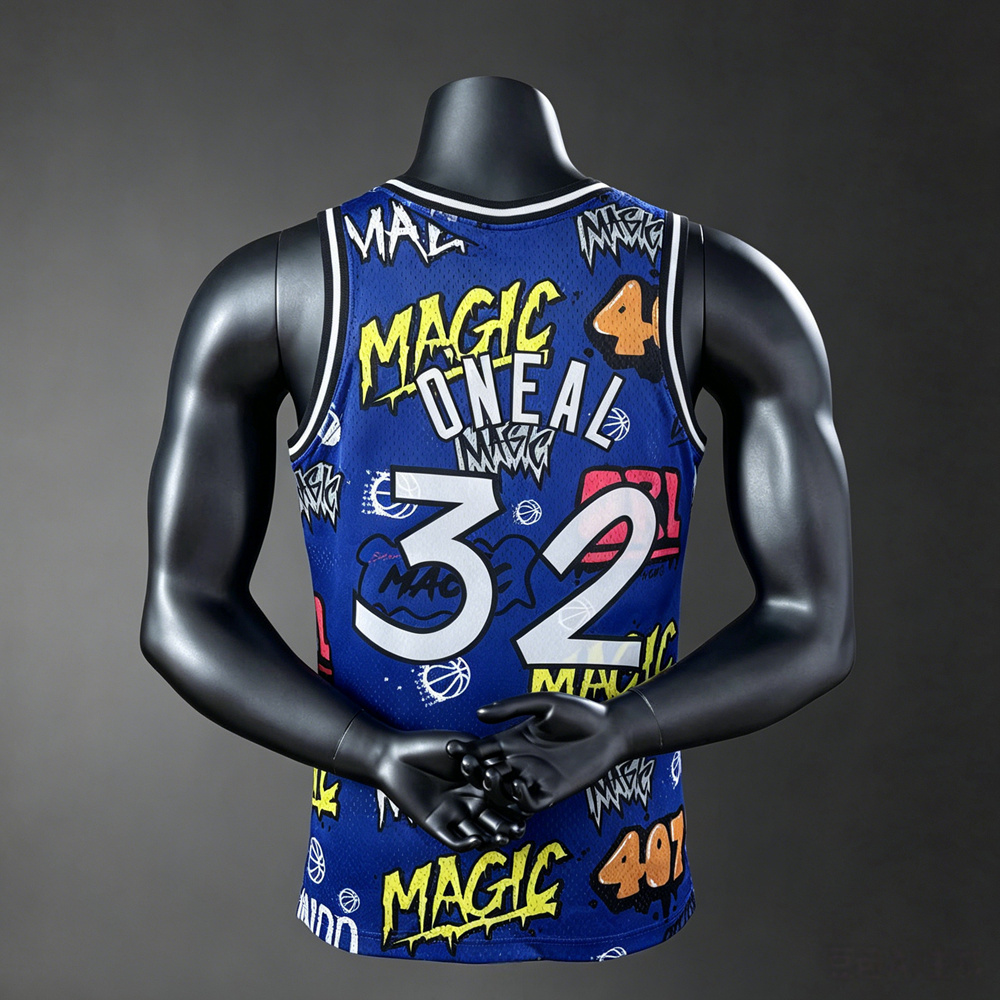Orlando Magic City Edition O'Neal #32 NBA Jersey Silk Version Foto 2
