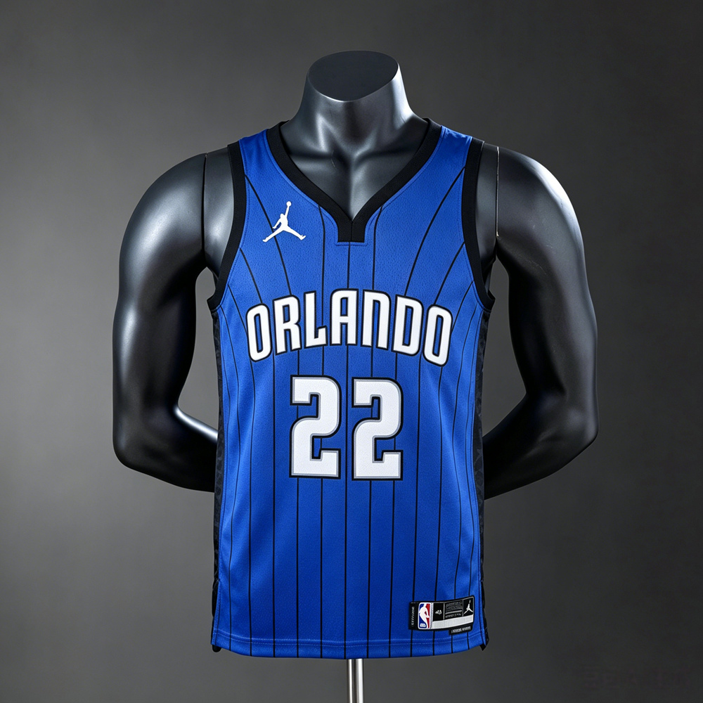 Orlando Magic Icon Edition Wagner #22 NBA Jersey Silk Version