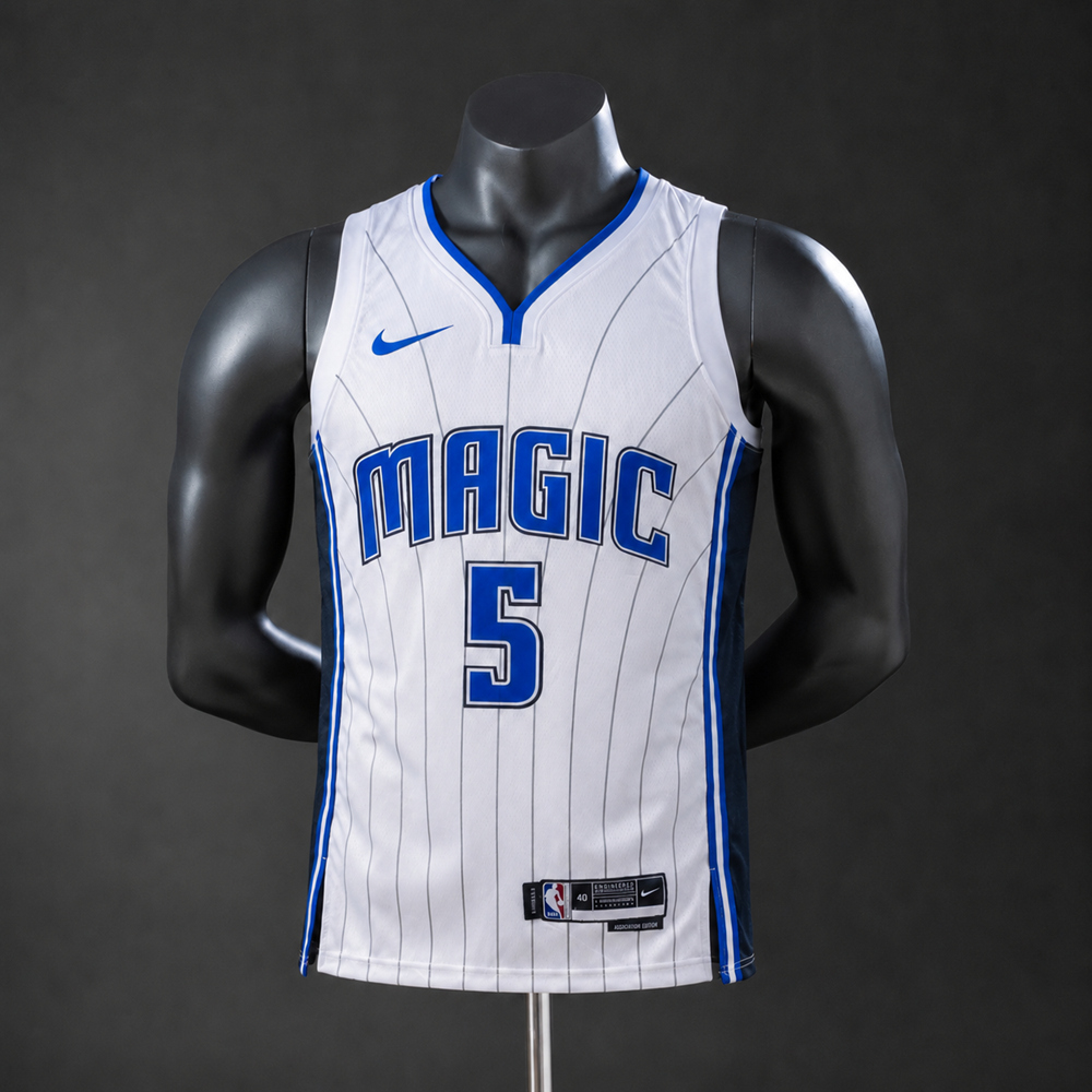 Orlando Magic Association Edition Banchero #5 NBA Jersey Silk Version