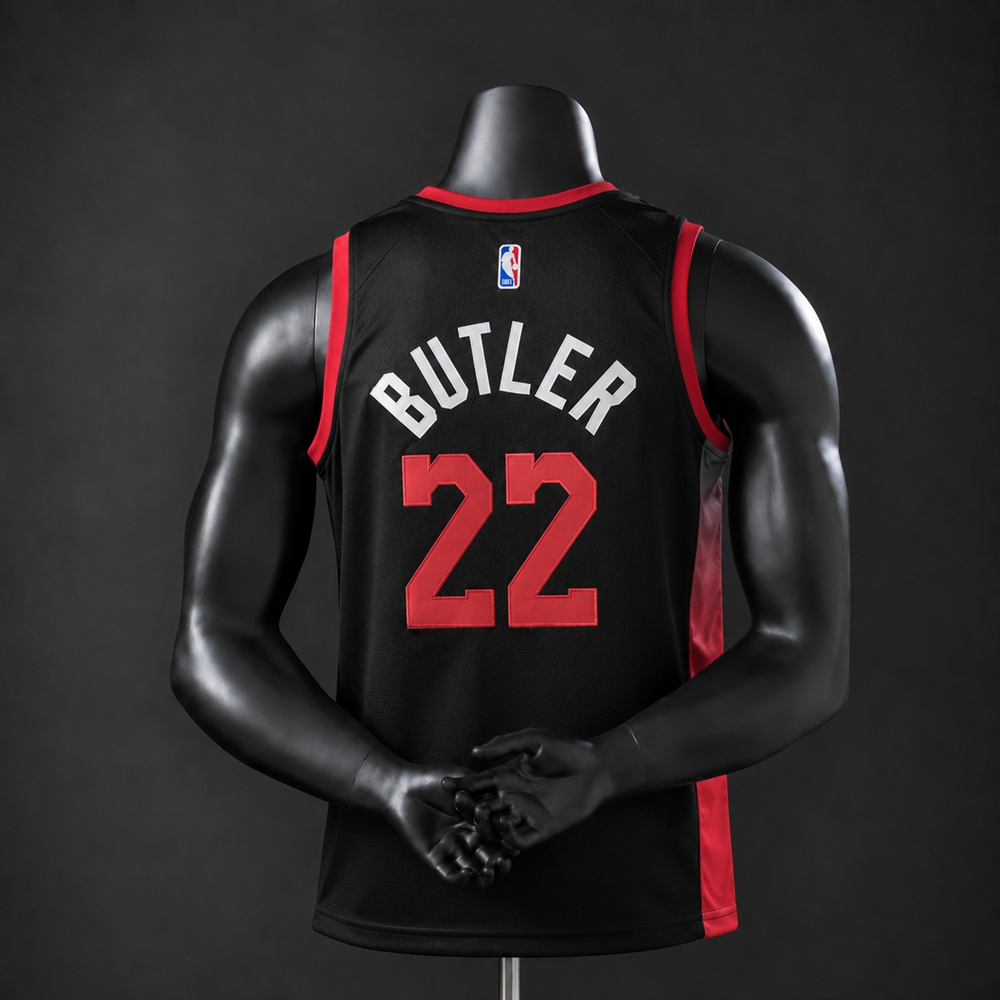 Miami Heat City Edition Butler #22 NBA Jersey Embroidered Version Foto 2