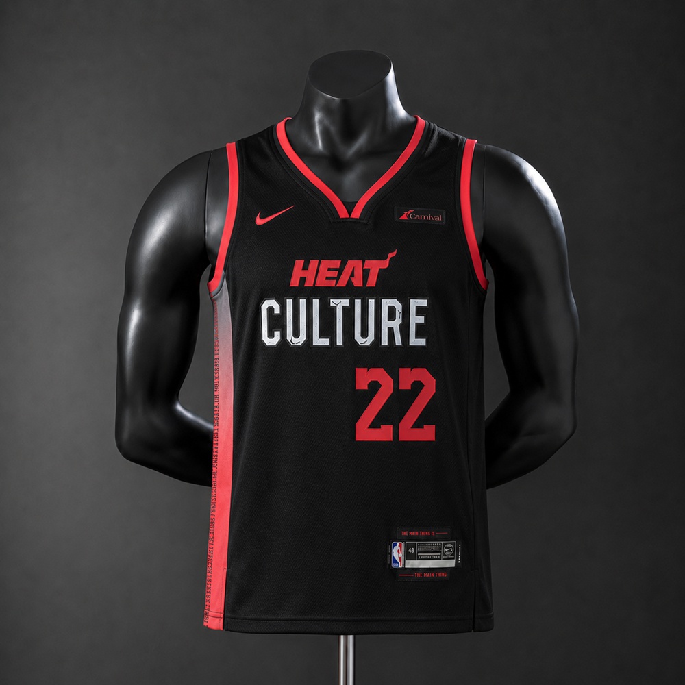Miami Heat City Edition Butler #22 NBA Jersey Embroidered Version