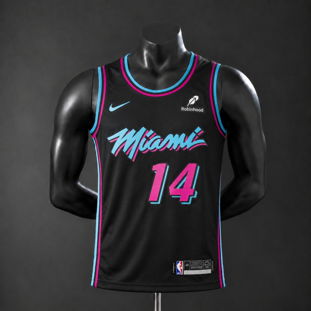 Miami Heat City Edition Herro #14 NBA Jersey Embroidered Version