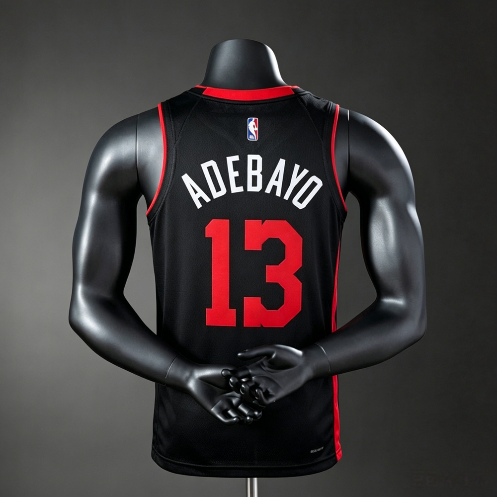 Miami Heat City Edition Bam Adebayo #13 NBA Jersey Silk Version Foto 2