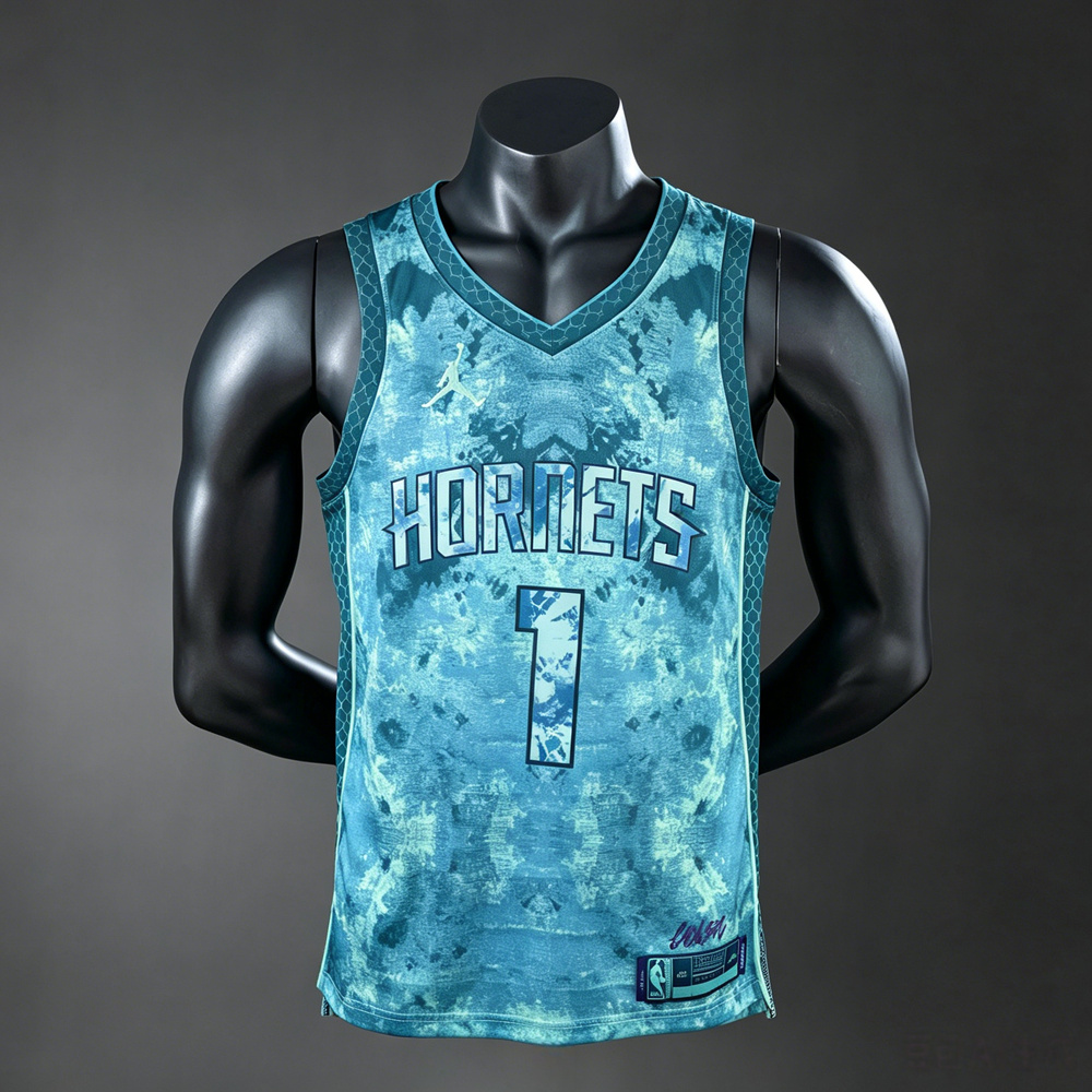 Charlotte Hornets City Edition LaMelo Ball #1 NBA Jersey Silk Version