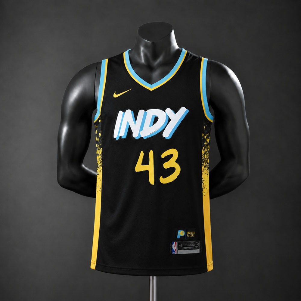 Indiana Pacers City Edition Siakam #43 NBA Jersey Embroidered Version