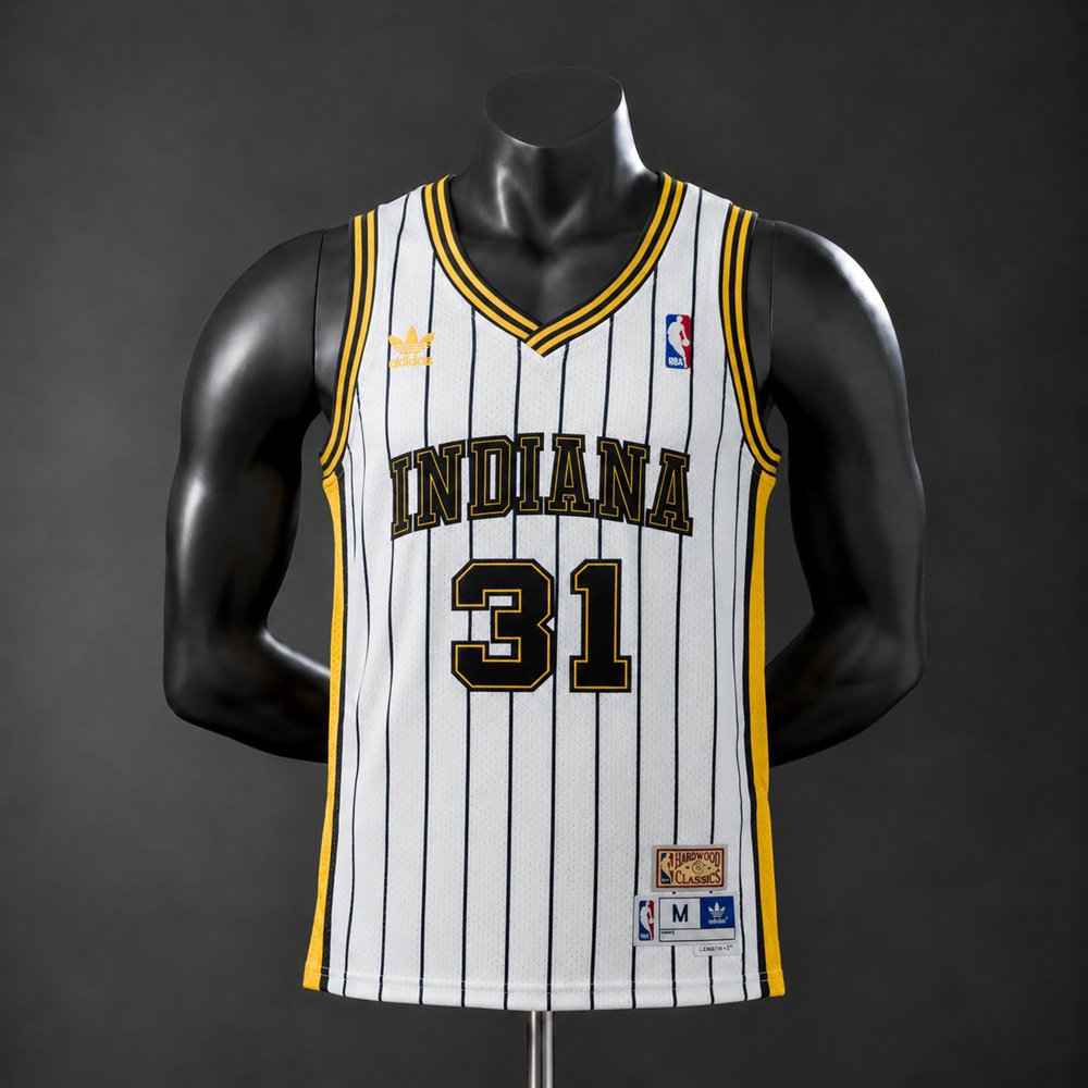 Indiana Pacers Hardwood Classics Miller #31 NBA Jersey Embroidered Version