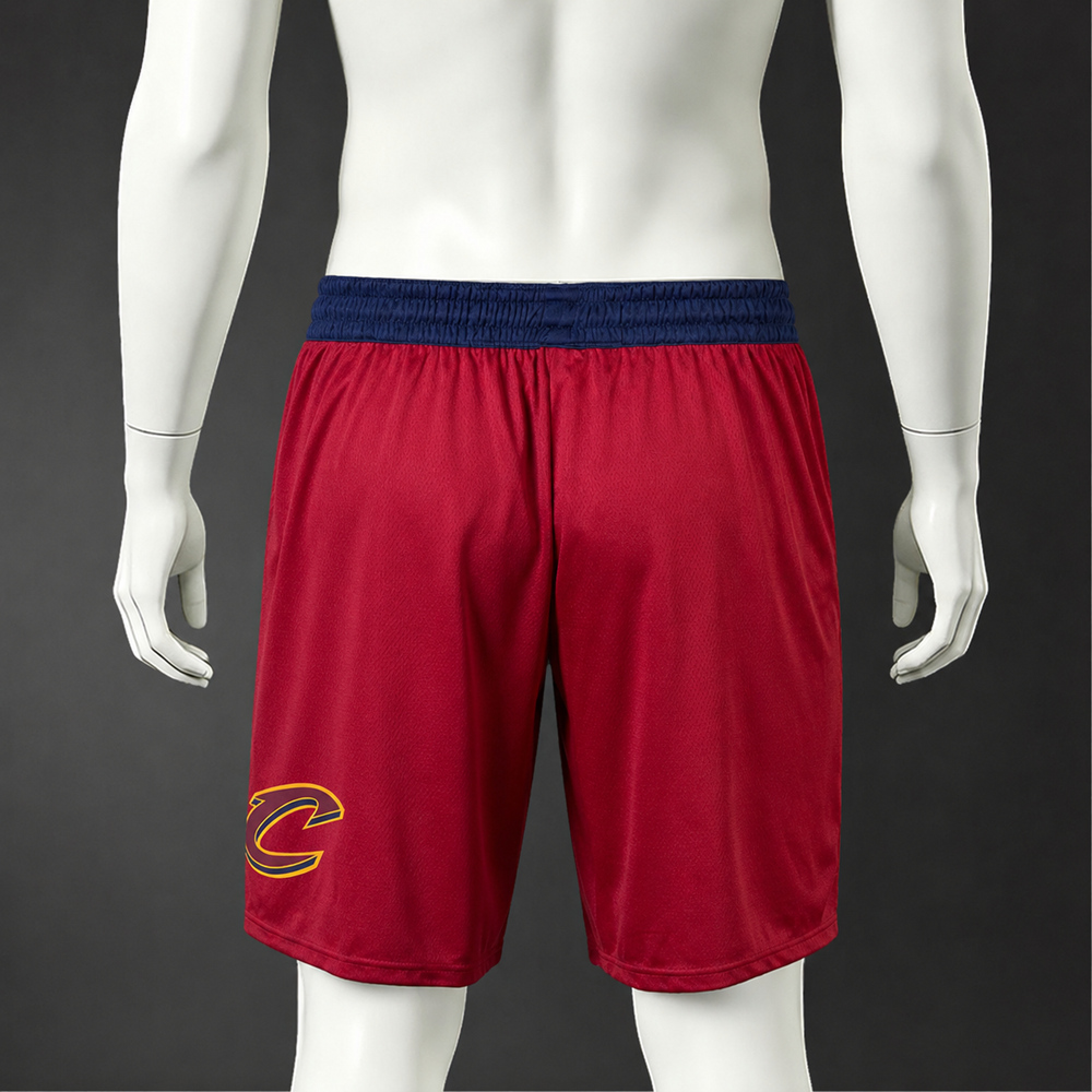 Cleveland Cavaliers City Edition Basketball NBA Shorts Silk Version Foto 2