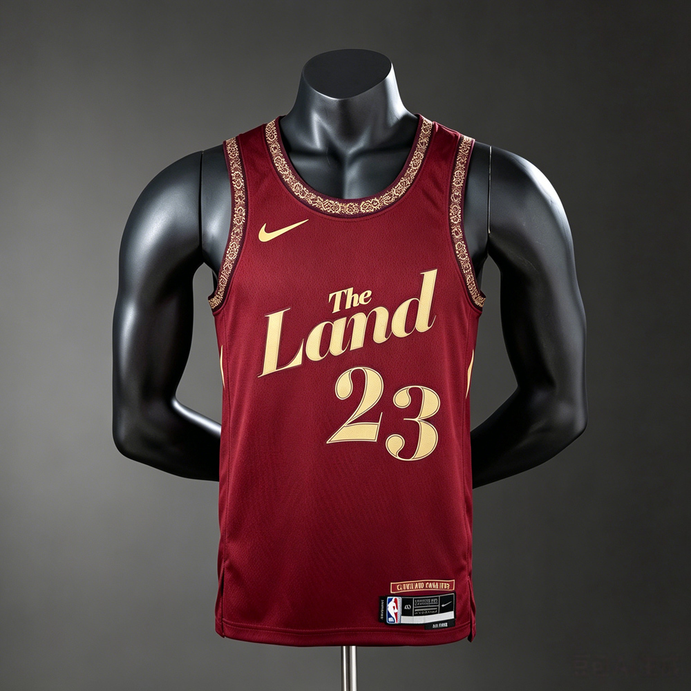 Cleveland Cavaliers City Edition LeBron James #23 NBA Jersey Silk Version