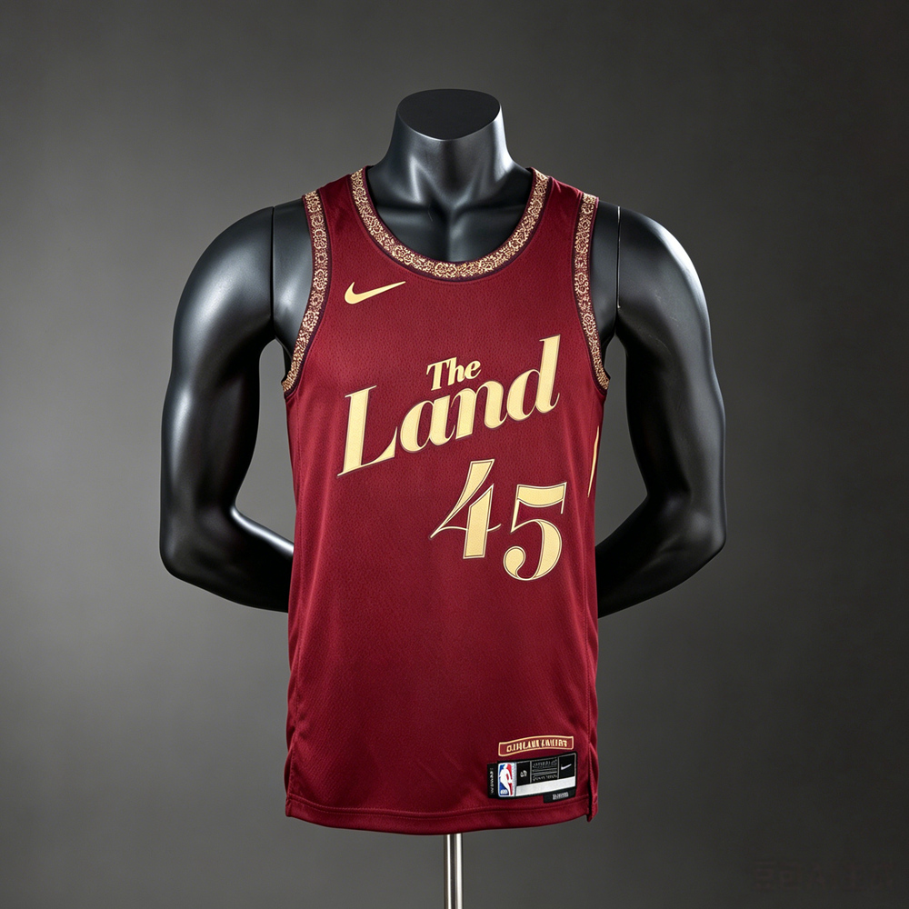 Cleveland Cavaliers City Edition Mitchell #45 NBA Jersey Silk Version