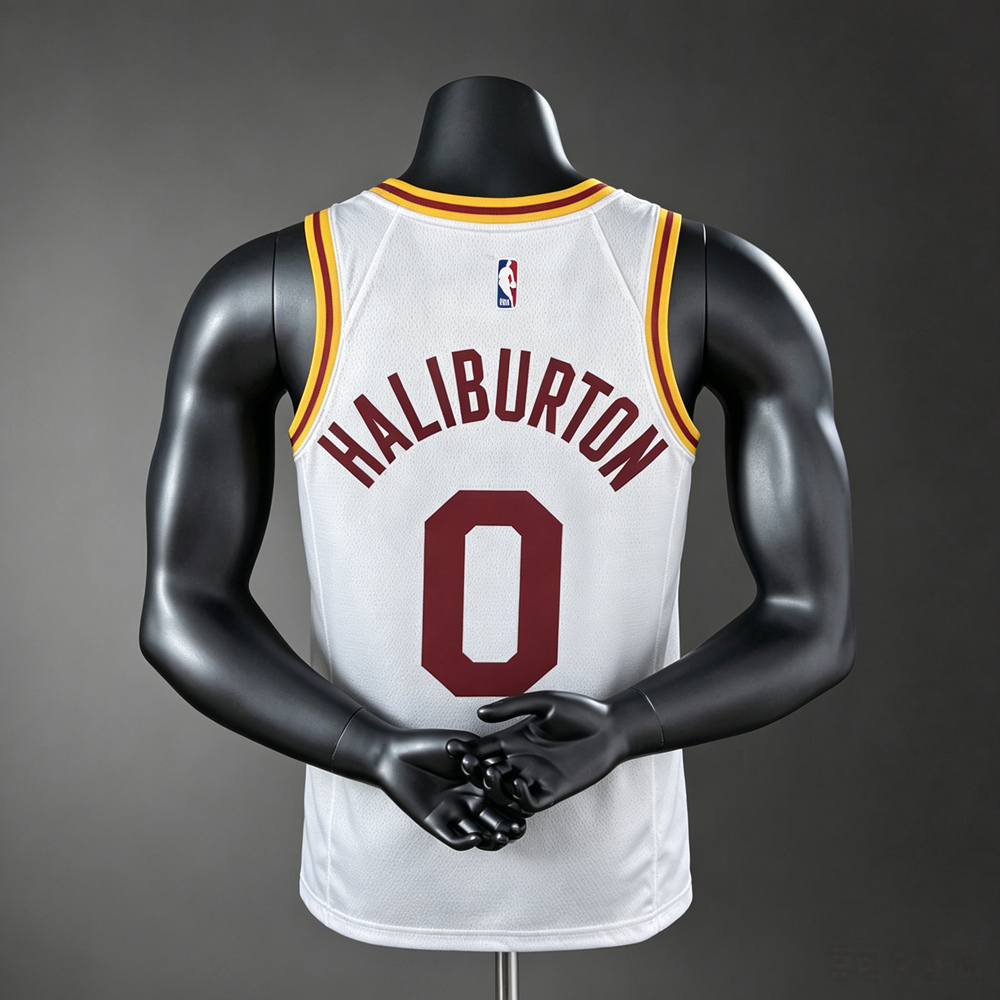 Cleveland Cavaliers City Edition Haliburton #0 NBA Jersey Silk Version Foto 2