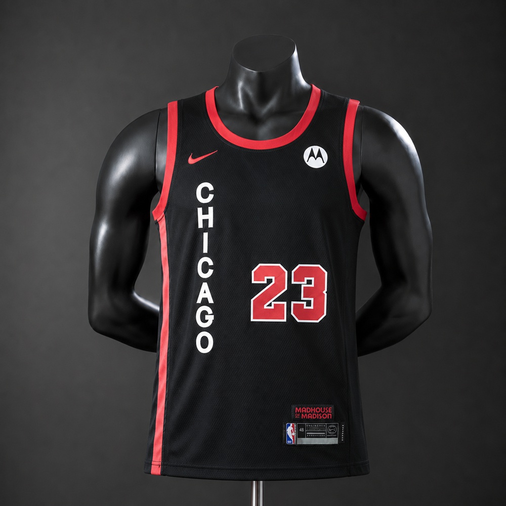 Chicago Bulls Classic Edition Jordan #23 NBA Jersey Embroidered Version