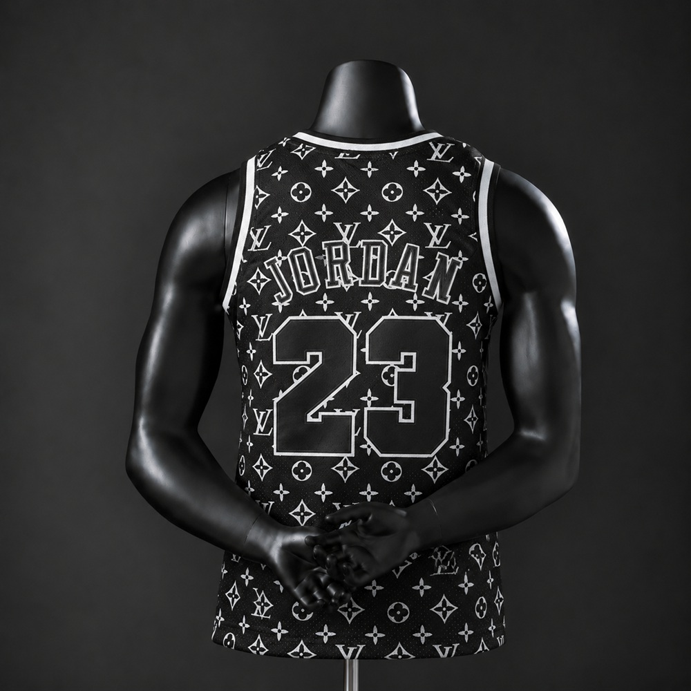 Chicago Bulls Fashion Edition Jordan #23 NBA Jersey Embroidered Version Foto 2