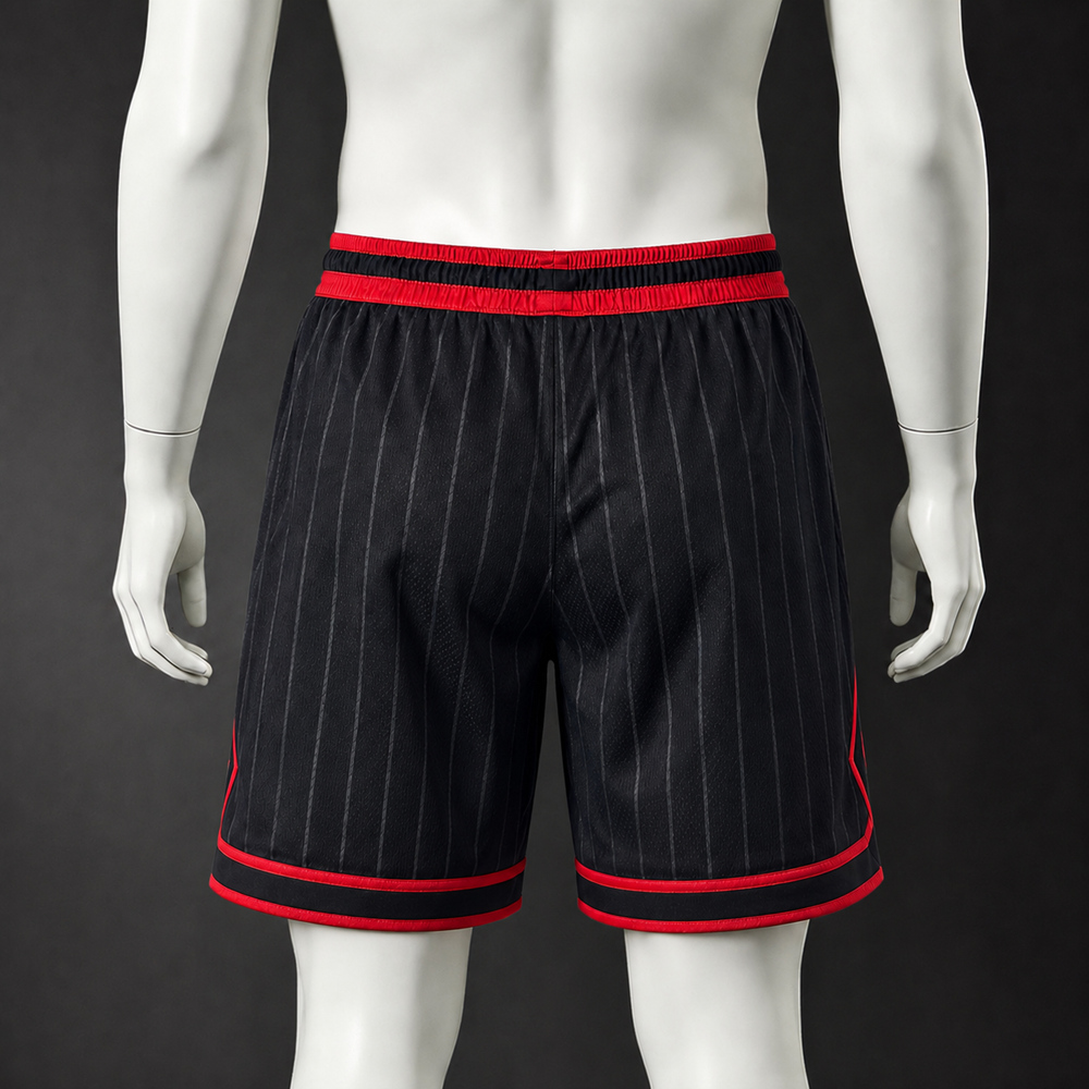 Chicago Bulls Classic Edition Basketball NBA Shorts Silk Version Foto 2