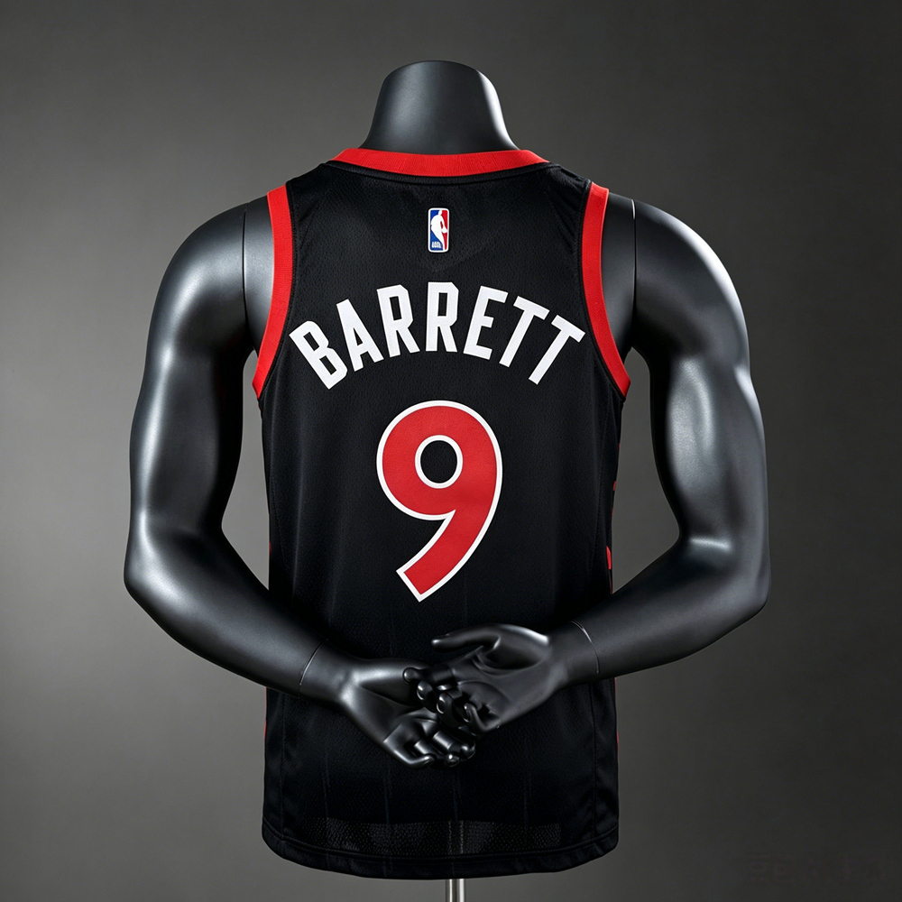 Toronto Raptors Classic Edition Barrett #9 NBA Jersey Silk Version Foto 2