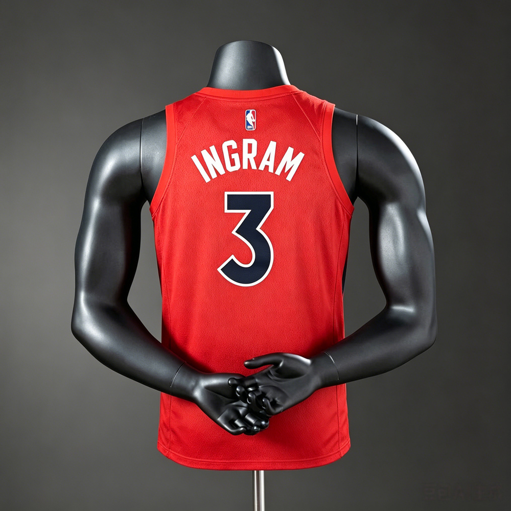 Toronto Raptors Icon Edition Ingram #3 NBA Jersey Silk Version Foto 2