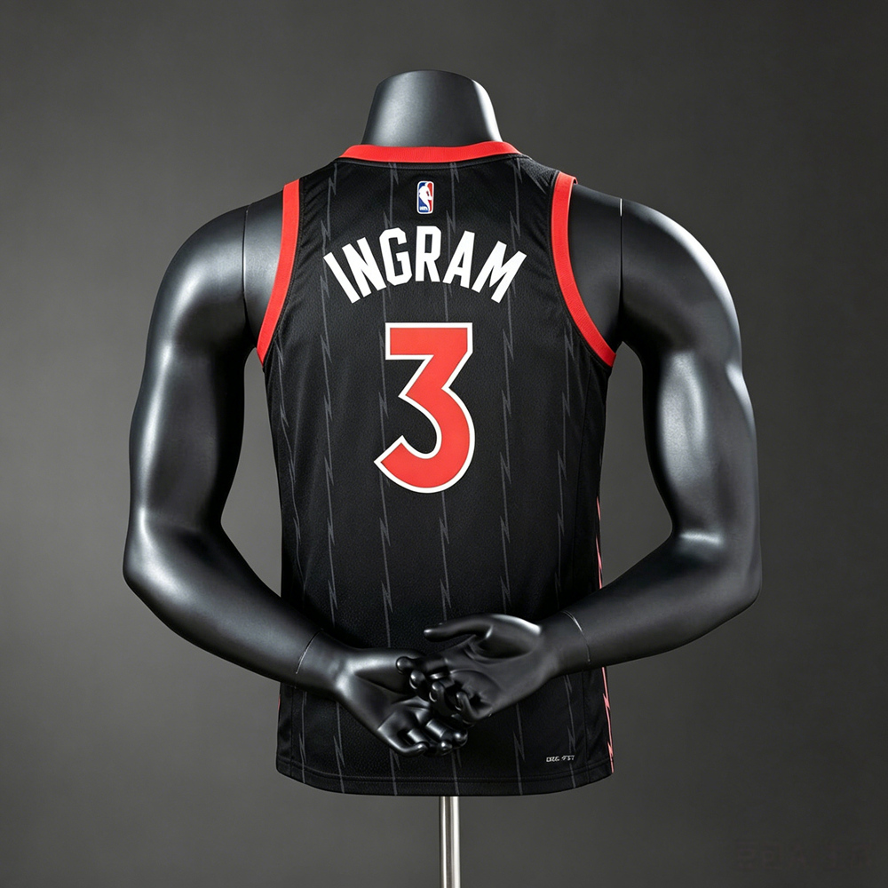 Toronto Raptors Statement Edition Ingram #3 NBA Jersey Silk Version Foto 2