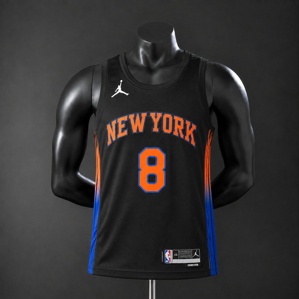 New York Knicks Statement Edition OG Anunoby #8 NBA Jersey Silk Version