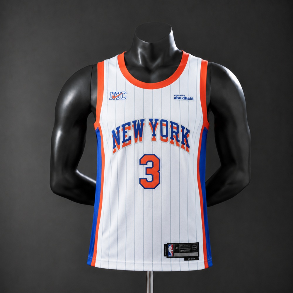 New York Knicks City Edition Josh Hart #3 NBA Jersey Embroidered Version