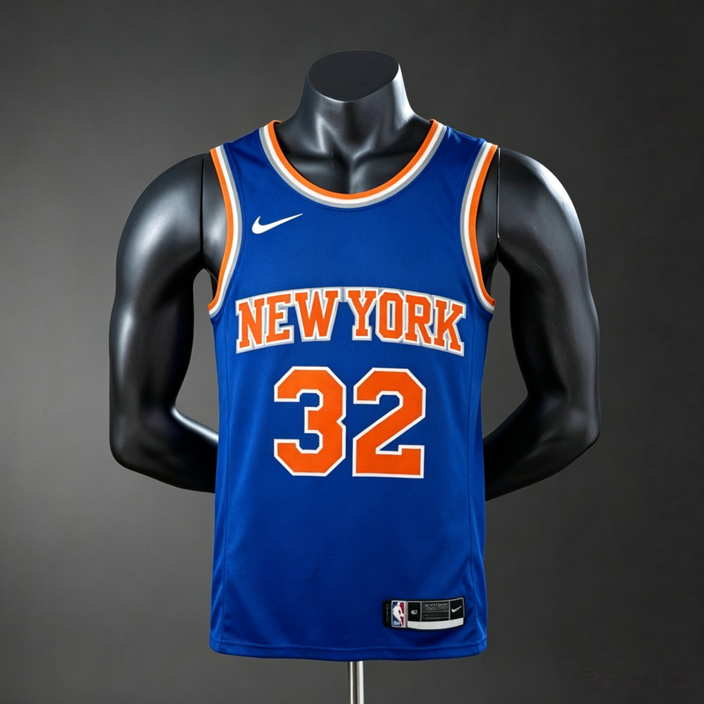New York Knicks Icon Edition Towns #32 NBA Jersey Silk Version