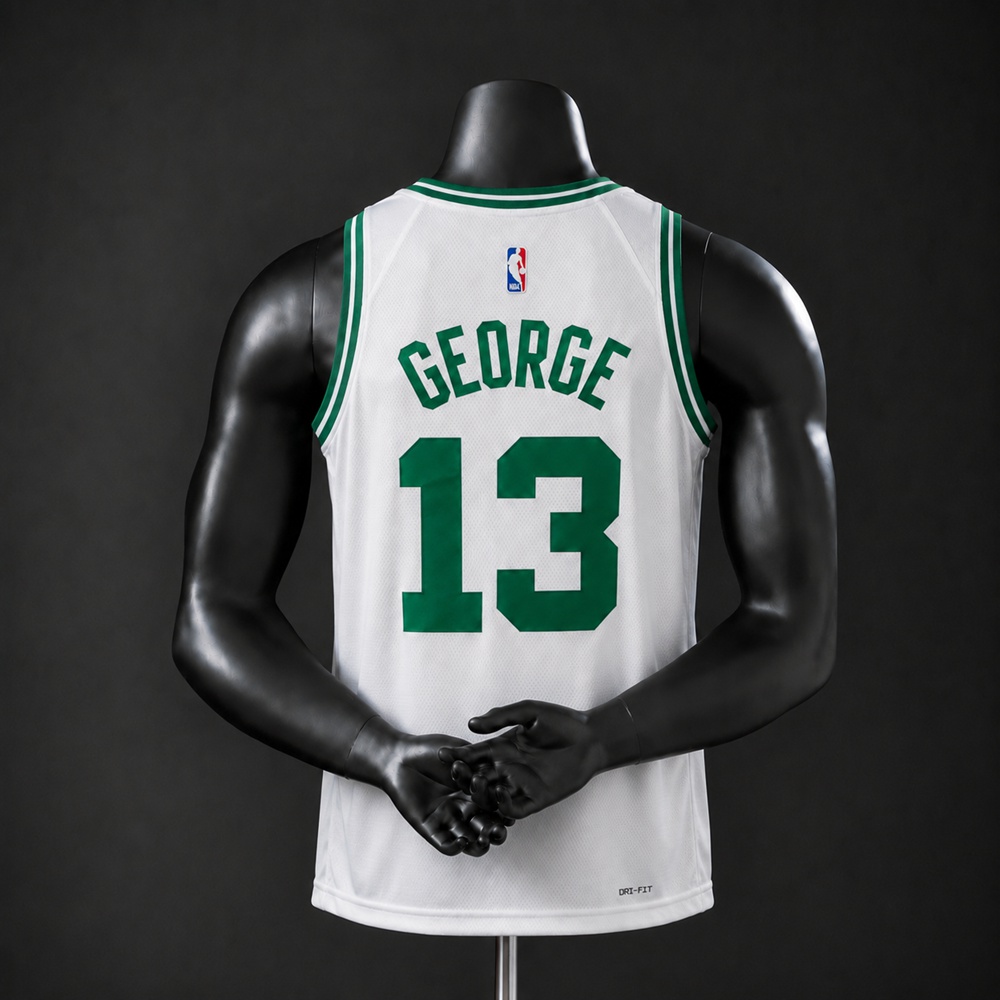 Boston Celtics Association Edition George #13 NBA Jersey Silk Version Foto 2