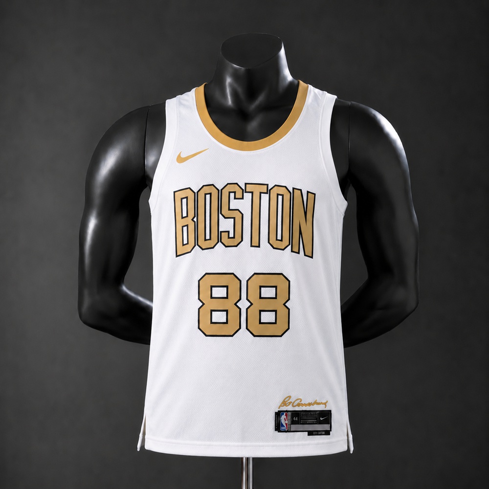 Boston Celtics City Edition Neemias Queta #88 NBA Jersey Silk Version