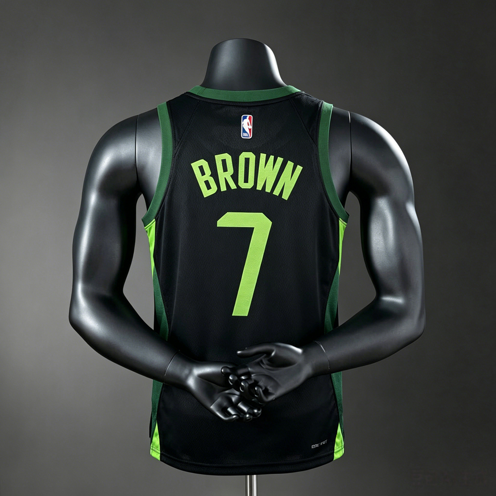Boston Celtics Statement Edition Brown #7 NBA Jersey Silk Version Foto 2