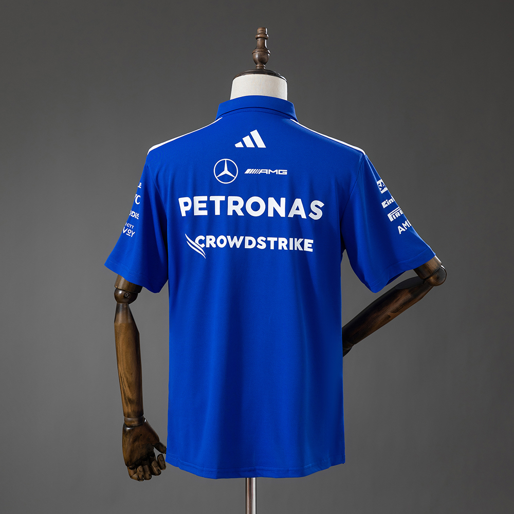 Mercedes-AMG Team 2026 F1 Racing Suit Blue POLO Foto 2