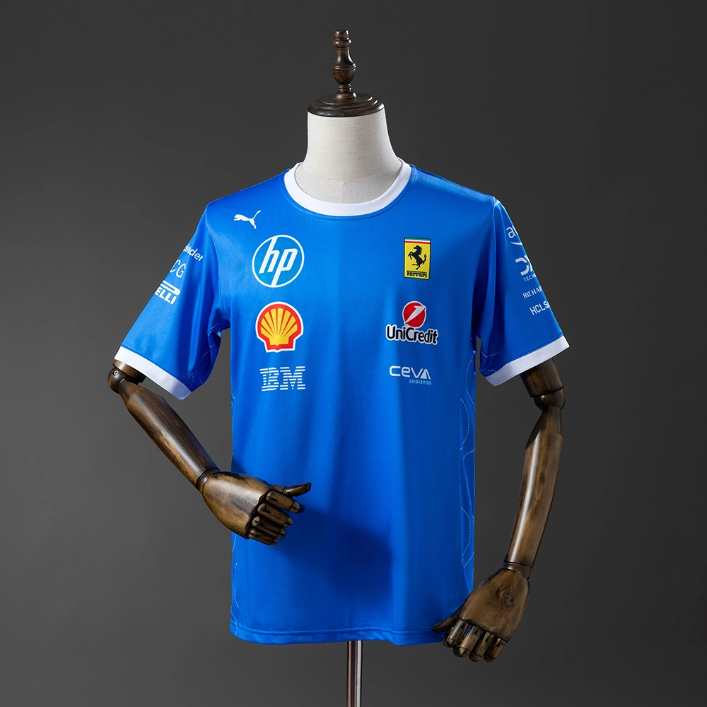 Scuderia Ferrari 2025 F1 Racing Suit Blue
