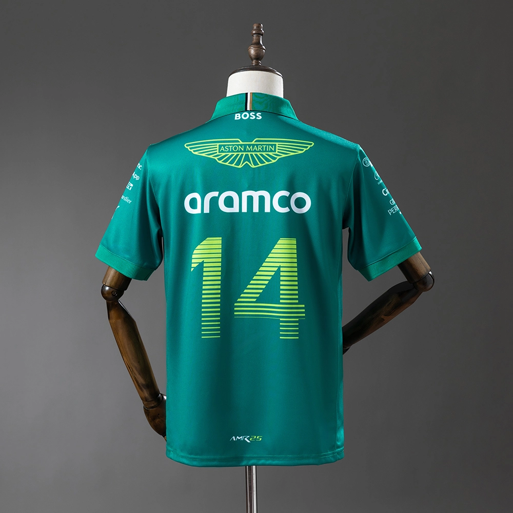 Aston Martin F1 Team 2025 F1 Racing Suit POLO Foto 2